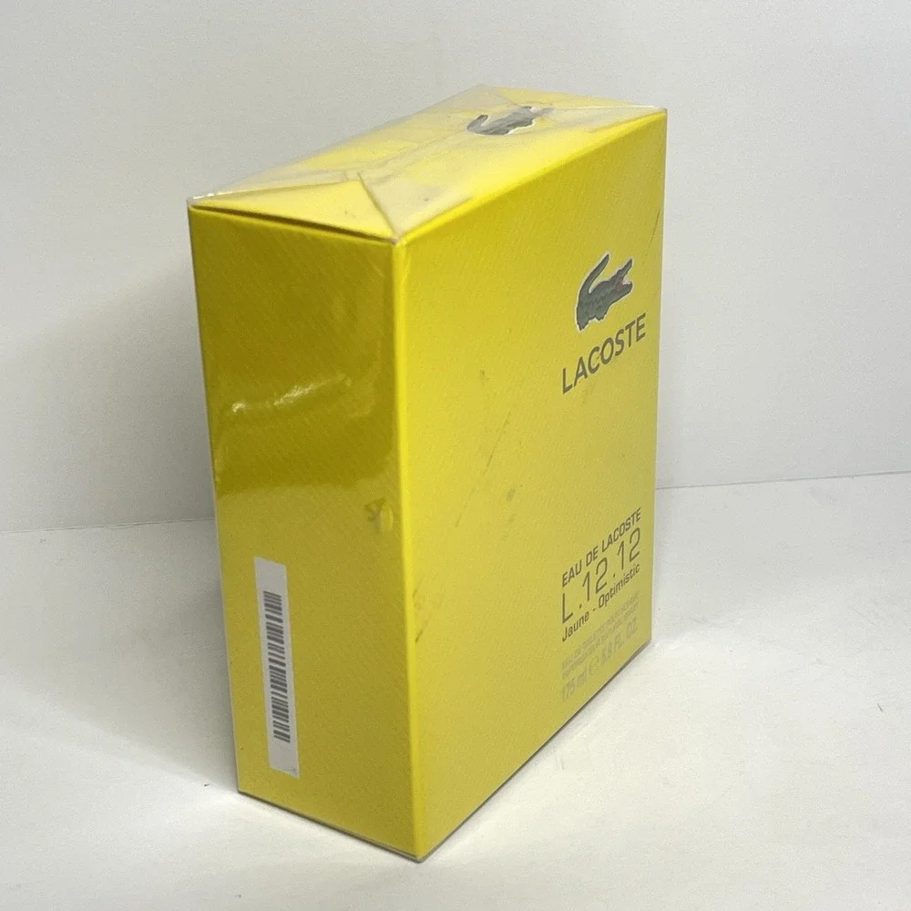 Eau De Lacoste L.12.12 Jaune Optimistic 5.9 oz/ 175 ml EDT Spray NEW & SEALED